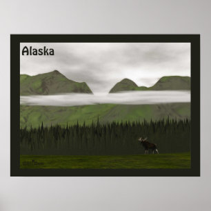 Emerald Alaska Poster