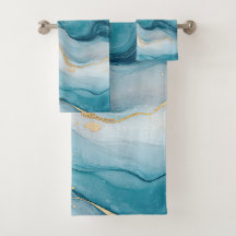 Emerald and Gold Marble Elegance