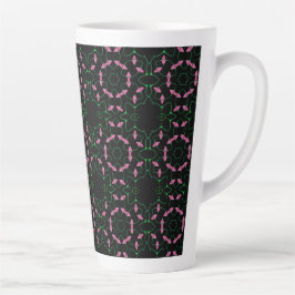 Emerald and Pink Kaleidoscope Milchtasse