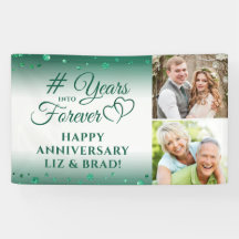 Emerald Anniversary Heart YEARS INTO FOREVER Foto