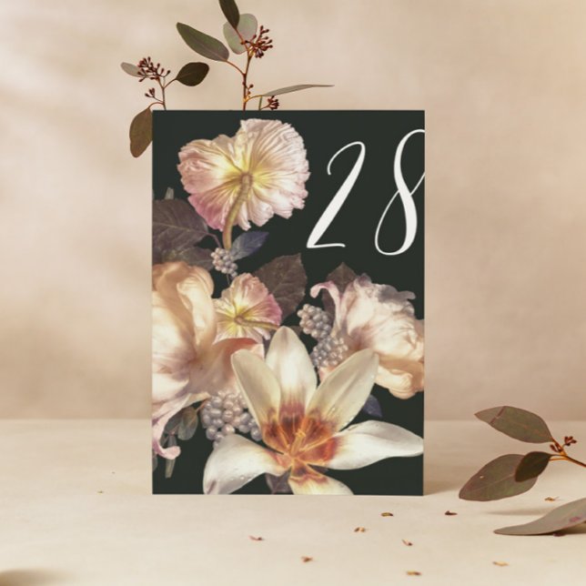 Emerald Antique Vintage Wedding Tischnummern (Von Creator hochgeladen)