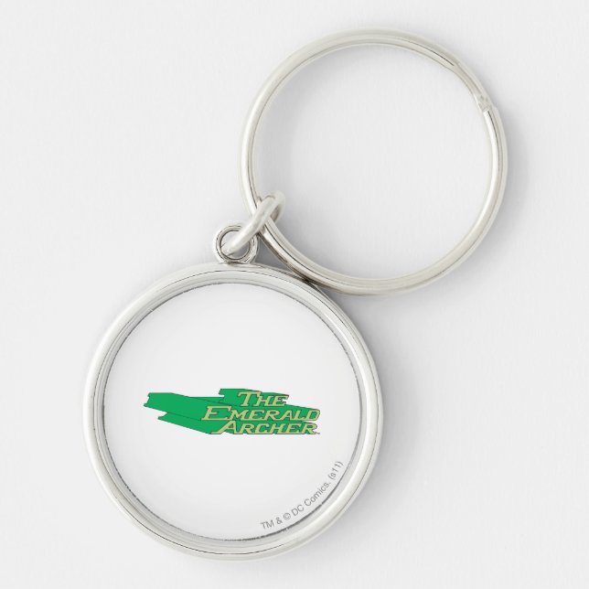 Emerald Archer-Logo Schlüsselanhänger (Vorne)