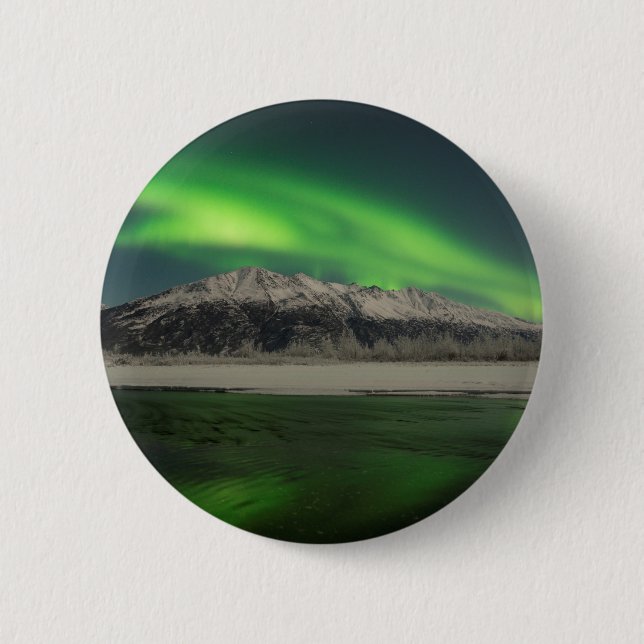 Emerald Aurora Button (Vorderseite)