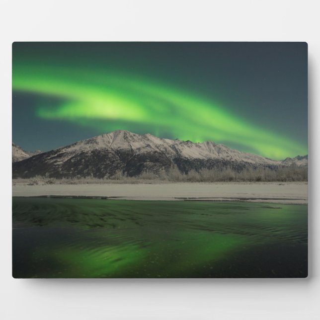 Emerald Aurora Fotoplatte (Vorderseite)