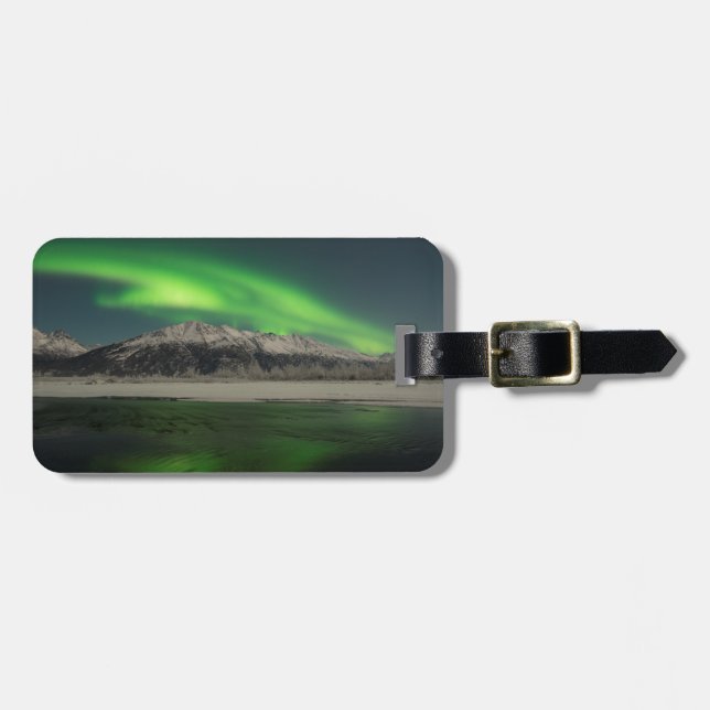 Emerald Aurora Gepäckanhänger (Vorderseite horizontal)