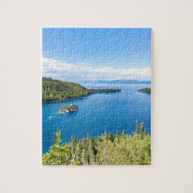 Emerald Bay Lake Tahoe Jigsaw Puzzle (Vertikal)