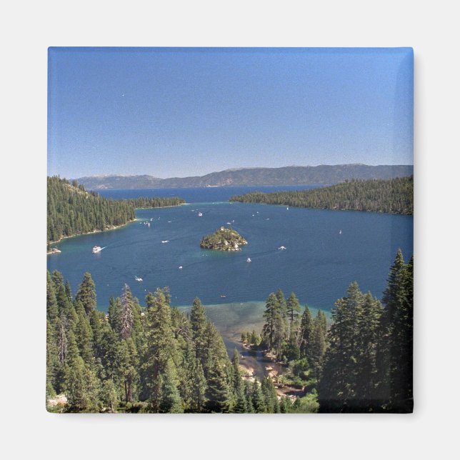 Emerald Bay, Lake Tahoe, Kalifornien, USA Magnet (Vorne)