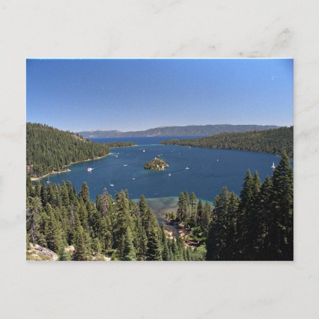 Emerald Bay, Lake Tahoe, Kalifornien, USA Postkarte (Vorderseite)