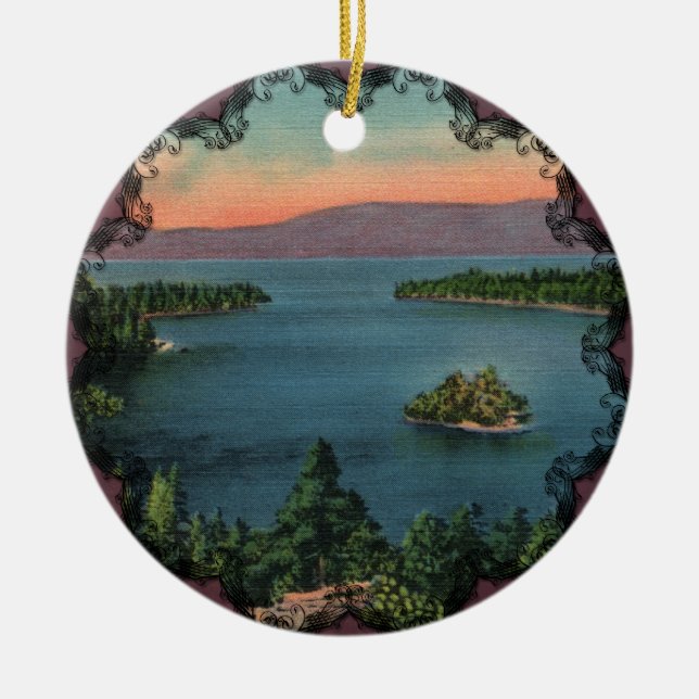 Emerald Bay - Lake Tahoe Ornament (Vorne)