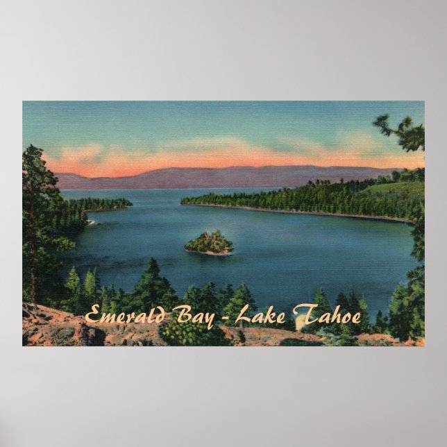 Emerald Bay - Lake Tahoe Poster (Vorne)