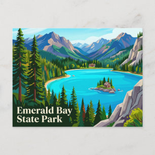 Emerald Bay State Park Kalifornien Postkarte