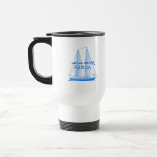Emerald Beach Coastal Nautical Sailing Reisebecher