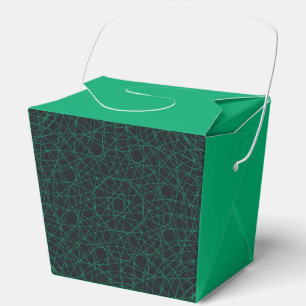 Emerald & Black Pattern Fevor Box - Anpassbar Geschenkschachtel