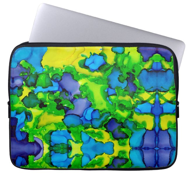 Emerald Bliss Laptopschutzhülle (Vorderseite)
