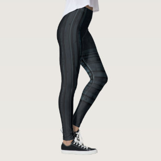 Emerald Blue Stripe Leggings