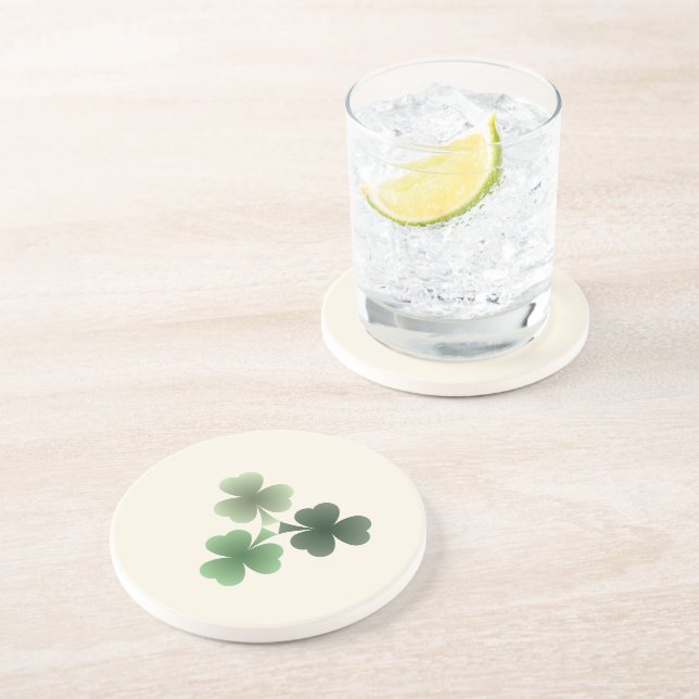 Emerald Blüh Getränkeuntersetzer (Seite)