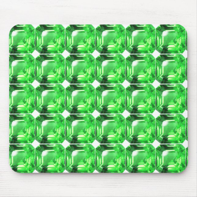 Emerald, Bright Green Mousepad (Vorne)