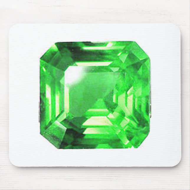 Emerald, Bright Green Mousepad (Vorne)