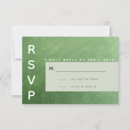 Emerald City RSVP-Karte RSVP Karte