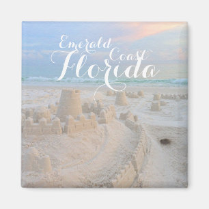 Emerald Coast, Florida Beach Castle Magnet