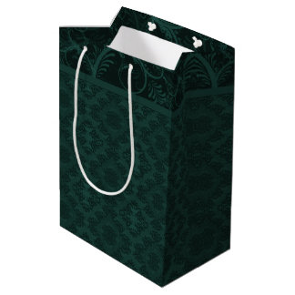 Emerald Damask Mittlere Geschenktüte