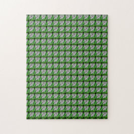 Emerald Diamond Gemstone Art Green Puzzle