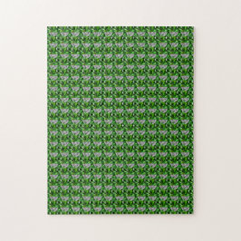 Emerald Diamond Gemstone Art Green Puzzle