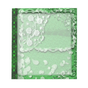 Emerald Dreams Junk Journal Stil Trompe L'oeil Notizblock
