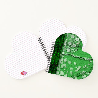 Emerald Dreams Trompe L'oeil Junk Journal Style  Notizbuch