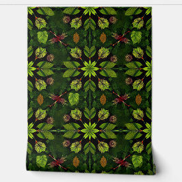 Emerald Dschungel Kaleidoskop: Exotische Leaf-Symp Tapete