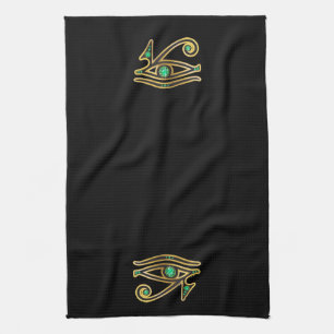 Emerald Eye von Ra in Gold Küchentuch