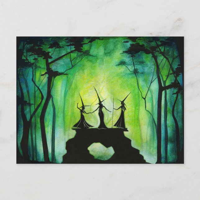 Emerald Fire Postkarte (Vorderseite)