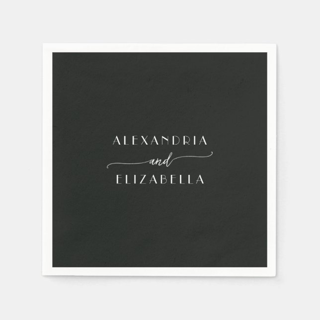 Emerald Forest Classic Round Sticker Napkins Serviette (Vorderseite)