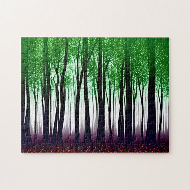 Emerald Forest Tapestry Puzzle (Horizontal)