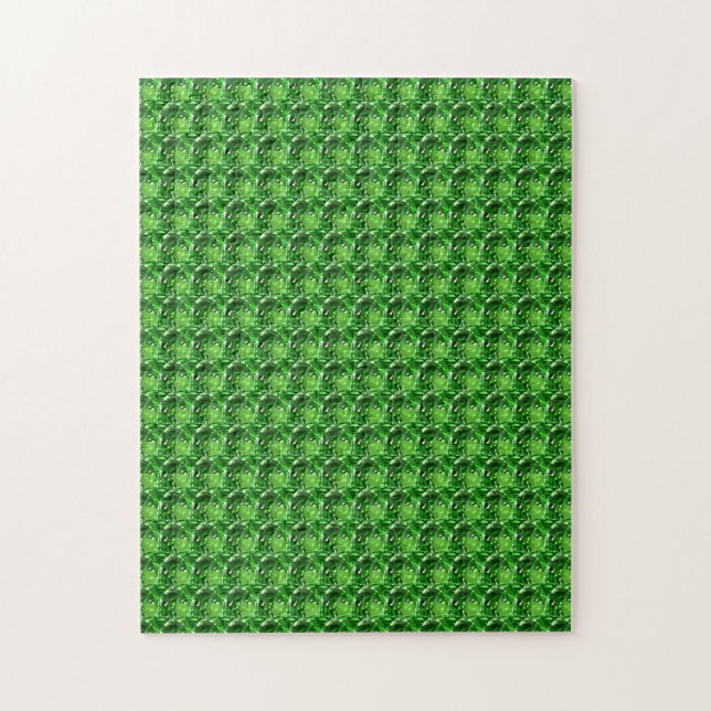Emerald Gemstone, grün Puzzle (Vertikal)