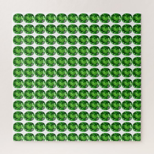 Emerald Gemstone, grün Puzzle (Vertikal)