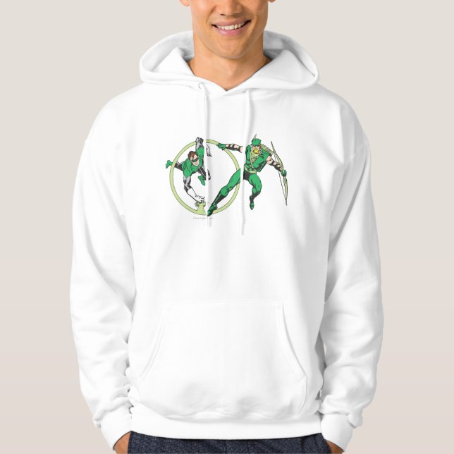 Emerald Gladiator & Emerald Archer Hoodie (Vorderseite)