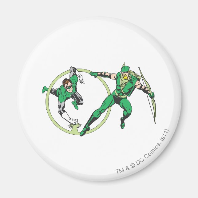 Emerald Gladiator & Emerald Archer Magnet (Vorne)