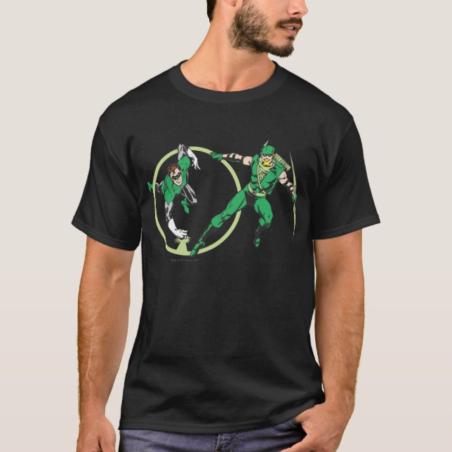 Emerald Gladiator & Emerald Archer T-Shirt (Vorderseite)