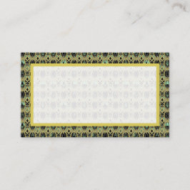 Emerald & Gold Art Deco Platzkarte