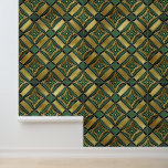 Emerald & Gold Art Deco Tapete<br><div class="desc">Ein elegantes Muster, das Sie in die goldene Zeit zurückführt</div>