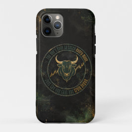Emerald Gold Bull Mindset Trading Case-Mate iPhone Hülle