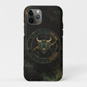 Emerald Gold Bull Mindset Trading Case-Mate iPhone Hülle