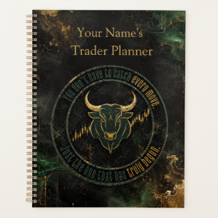 Emerald Gold Bull Mindset Trading Planer