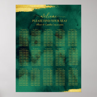 Emerald Gold finden Sie Ihr Sitzplakat für Ihre Ho Poster
