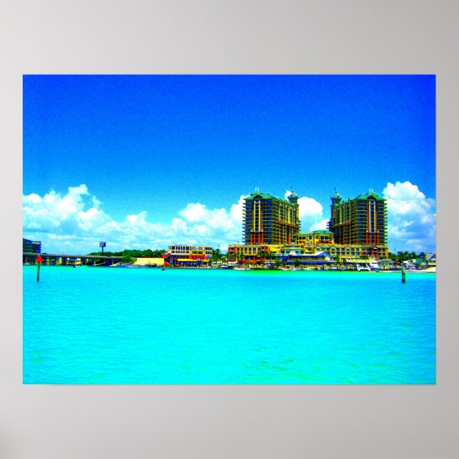 Emerald Grande Destin Florida Hotelkunst Poster (Vorne)
