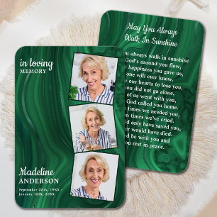 Emerald Green 3 Foto Gedenkkarte