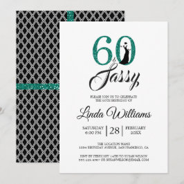 Emerald Green 60 und Sassy | 60. Geburtstagsparty Einladung
