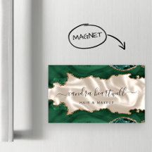 Emerald Green Agate Gold Glitzer Luxus