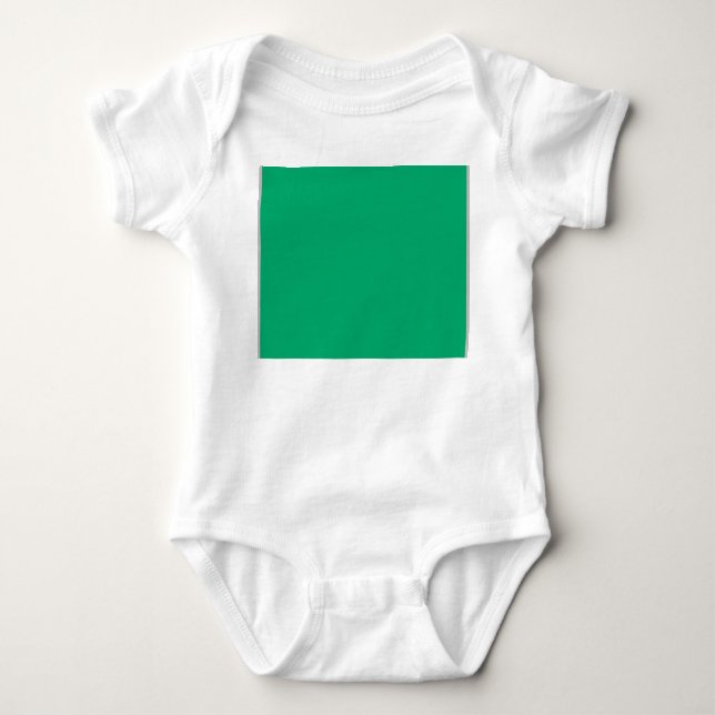 Emerald Green Baby Bodysuit - Anpassbar Strampler (Vorderseite)